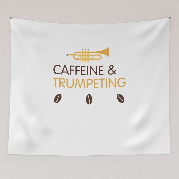 Item preview, Caffeine and trumpeting designed and sold by Gilpro Designs.