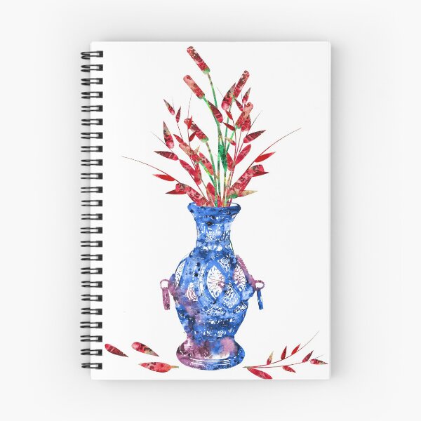 Item preview, Antique Moroccan Ceramic Vase from Fez, watercolor Moroccan Vase designed and sold by Rosaliartbook.