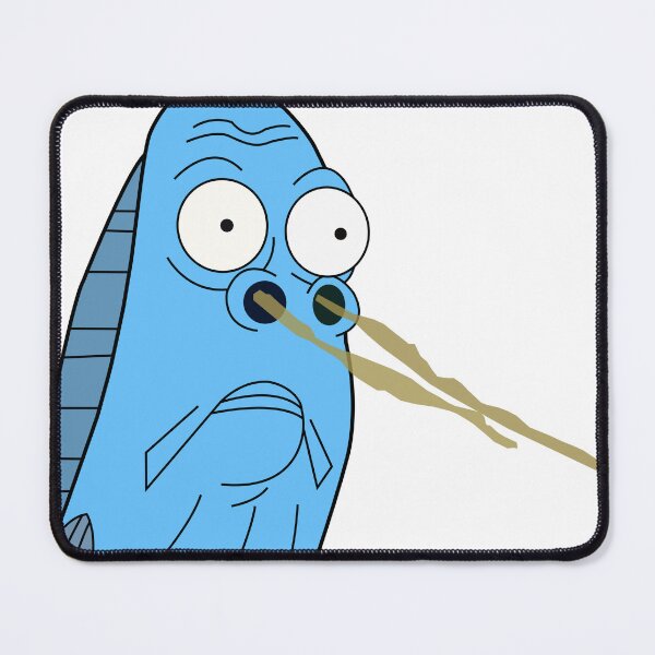 Item preview, Blue Fish Smelling - Meme (SpongeBob) designed and sold by Naughty-Alan.