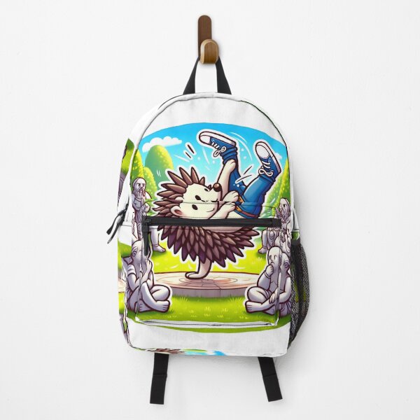 Item preview, Hedgehog Hustle: Stones Rock the Breakdance Floor! designed and sold by AI-Only Creations.