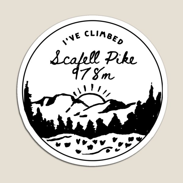 Aperçu de l'œuvre J'ai escaladé Scafell Pike créée et vendue par Moonbarker.