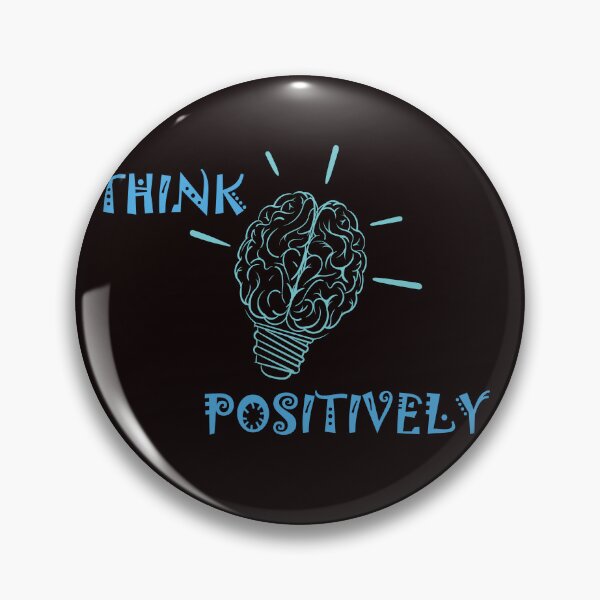 Item preview, think positively STICKER designed and sold by ArtUnssDesigns.
