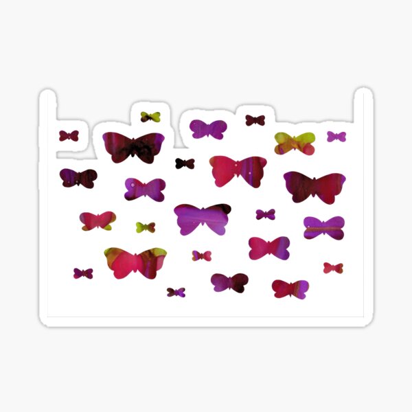 The Kaleidoscope Butterfly Collection Sticker
