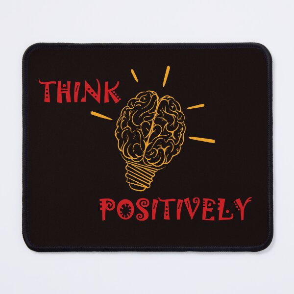 Item preview, think positively STICKER designed and sold by ArtUnssDesigns.