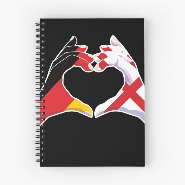 Item preview, England English Germany German Love Heart Peace designed and sold by FlagX.