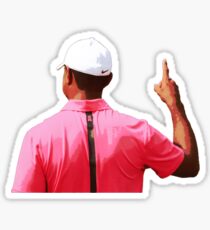 Tiger Woods PGA TOUR Number 1 Sticker