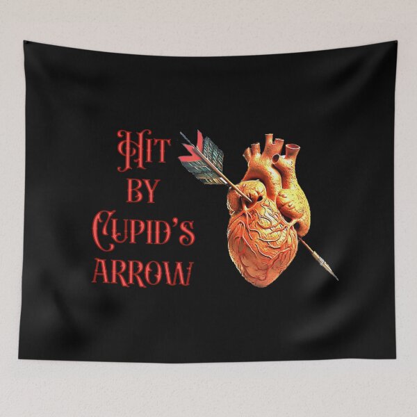 Item preview, Heart pierced by Cupid's arrow. designed and sold by ElenaHrubes.