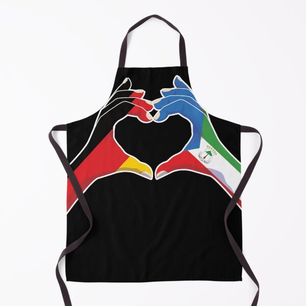 Item preview, Equatorial Guinea Equatoguinean Germany German Love Heart Peace designed and sold by FlagX.
