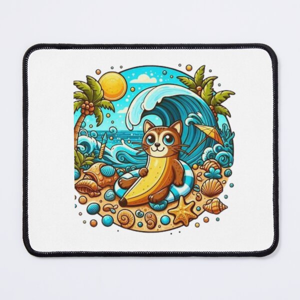 Item preview, " Banana Cat Gif". Cute banana in a Sea Shure designed and sold by Obinne.