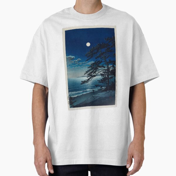 Item preview, Kawase Hasui - Spring Moon at Ninomiya Beach designed and sold by TeeARTHY.