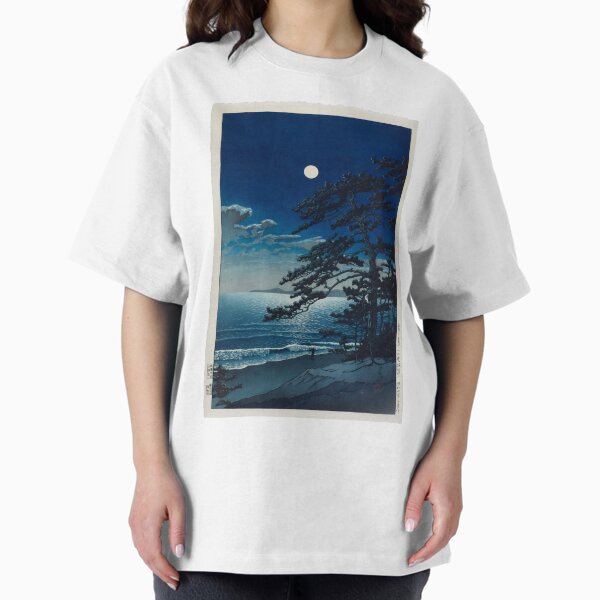 Item preview, Kawase Hasui - Spring Moon at Ninomiya Beach designed and sold by TeeARTHY.