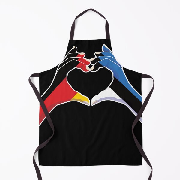 Item preview, Estonia Estonian Germany German Love Heart Peace designed and sold by FlagX.