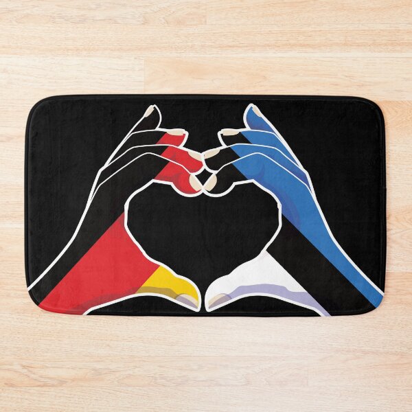 Item preview, Estonia Estonian Germany German Love Heart Peace designed and sold by FlagX.