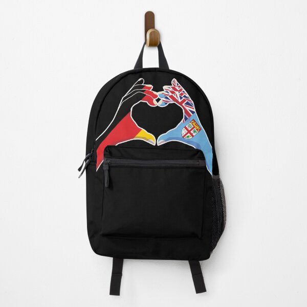 Item preview, Fiji Fijian Germany German Love Heart Peace designed and sold by FlagX.