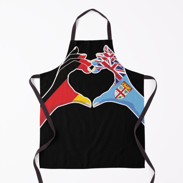 Item preview, Fiji Fijian Germany German Love Heart Peace designed and sold by FlagX.