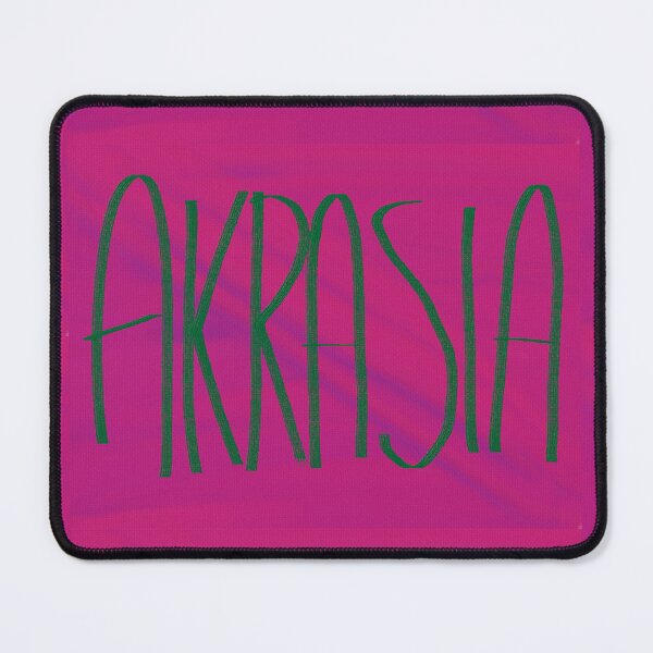 Item preview, AKRASIA word art print designed and sold by nataliavandalia.