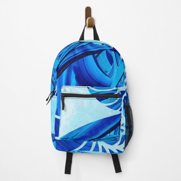 Item preview, Blue On Blue Nautilus Shell Art designed and sold by Sharon Cummings Art.