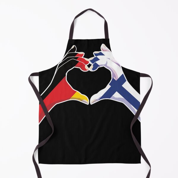 Item preview, Finland Finnish Germany German Love Heart Peace designed and sold by FlagX.