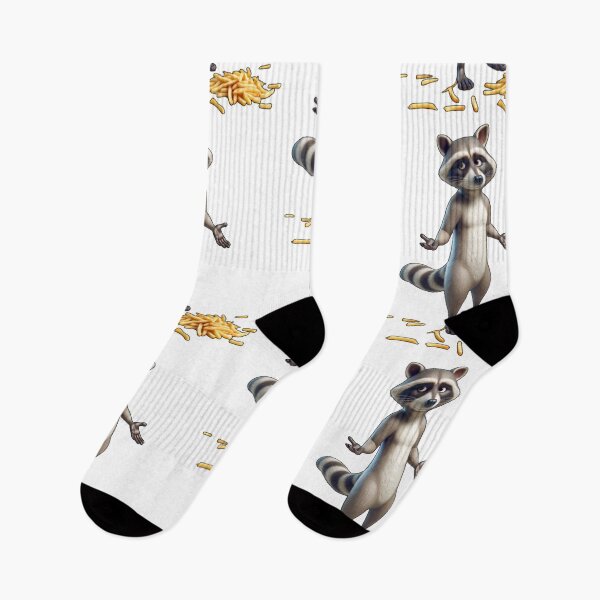 Item preview, Raccoon Spills his French Fries on the Ground designed and sold by kylmllr101684.