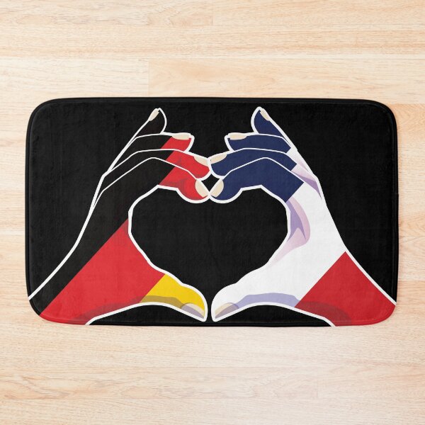 Item preview, France French Germany German Love Heart Peace designed and sold by FlagX.