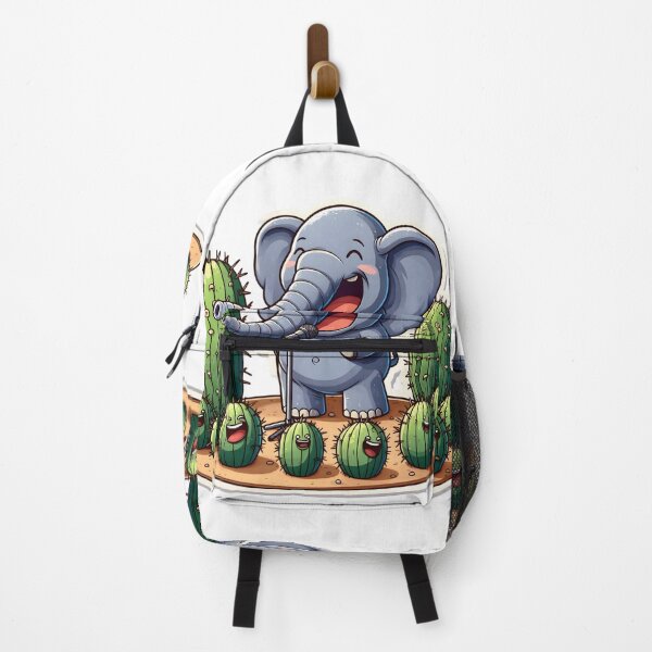 Item preview, Elephant's Punny Pricks: Cactus Comedy designed and sold by AI-Only Creations.