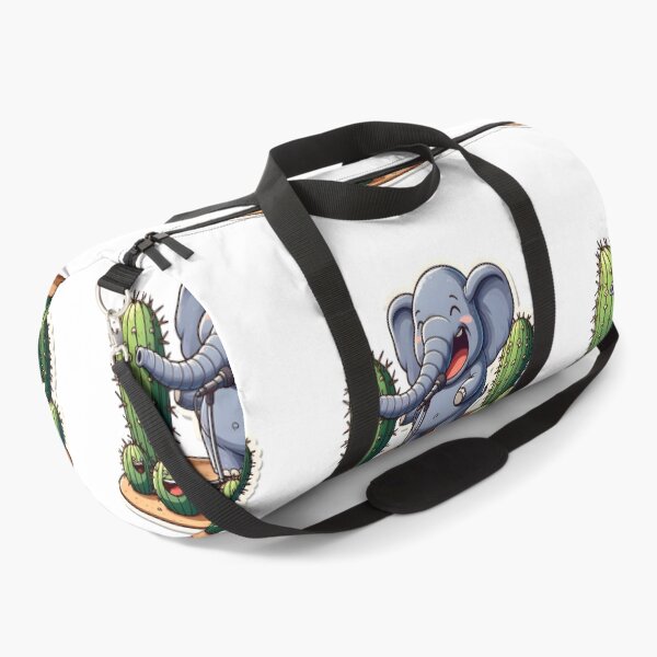 Item preview, Elephant's Punny Pricks: Cactus Comedy designed and sold by AI-Only Creations.