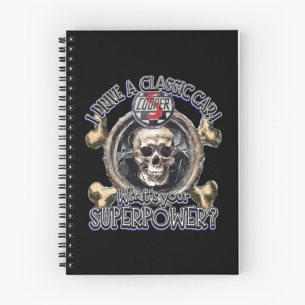 Item preview, Mini Cooper S Skull and Cross Bones - I DRIVE A CLASSIC CAR, whats your SuperPower? designed and sold by Michael van der Hoorn.