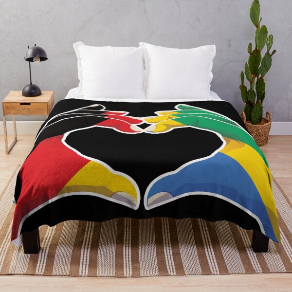 Item preview, Gabon Gabonese Germany German Love Heart Peace designed and sold by FlagX.