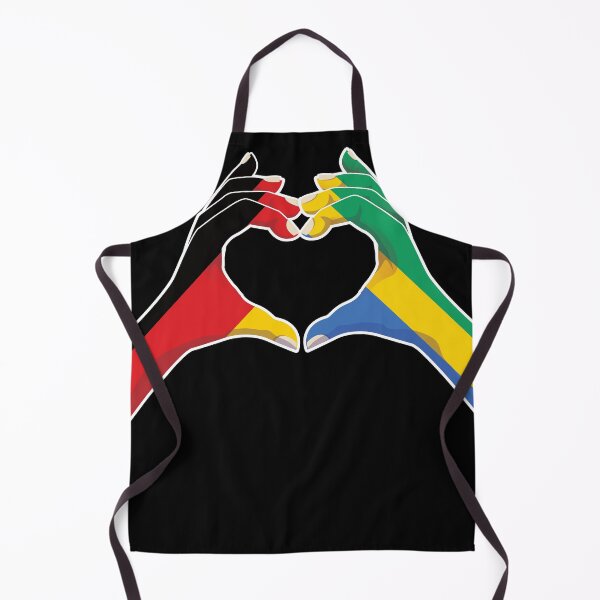 Item preview, Gabon Gabonese Germany German Love Heart Peace designed and sold by FlagX.