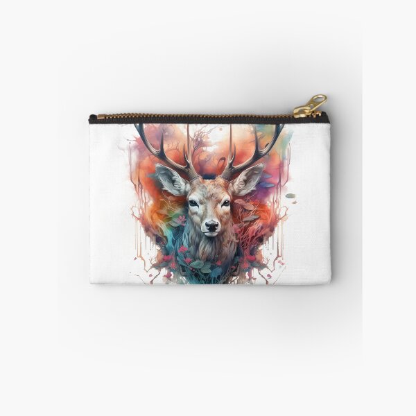 Item preview, Boho Deer Floral Watercolor designed and sold by EnchantInk.