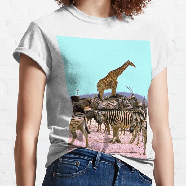 African Zebra T-Shirts for Sale