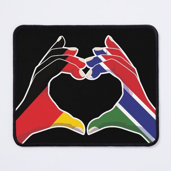 Item preview, Gambia Gambian Germany German Love Heart Peace designed and sold by FlagX.