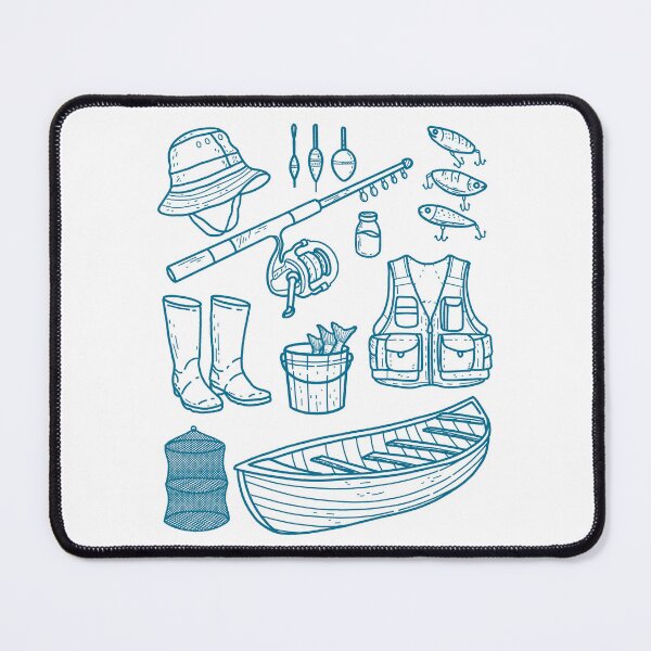 Item preview, Fishing Time designed and sold by ethnicdrawing.