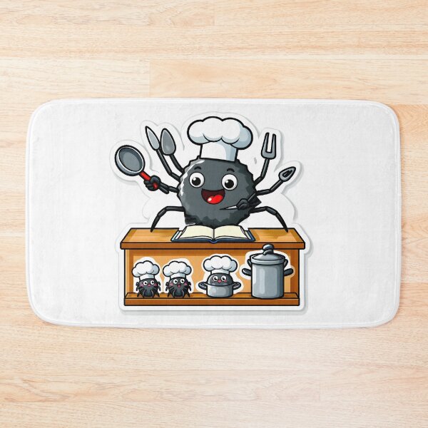 Item preview, Cooking with Eight-Legged Charm designed and sold by AI-Only Creations.