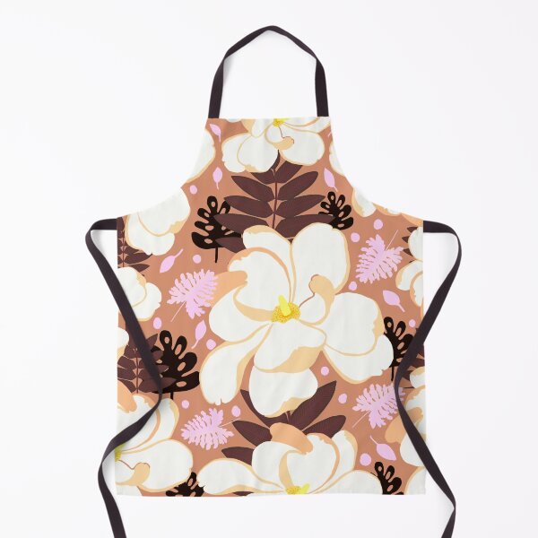 Item preview, Preppy neutral magnolia flowers in retro aesthetic fashion. designed and sold by Meteryards.
