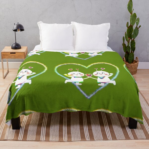 Item preview, A sweet couple in love in the rainbow heart (green) designed and sold by kikidu21.
