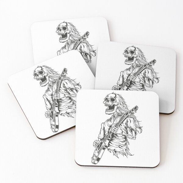 Item preview, Passionate Skeleton Playing Guitar: Unique Musical Illustration designed and sold by OpsDesing.
