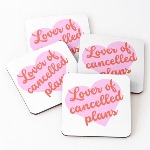 Item preview, Lover of Cancelled Plans - Whimsical Typography for the Homebody Souls - Red designed and sold by Biddakate.