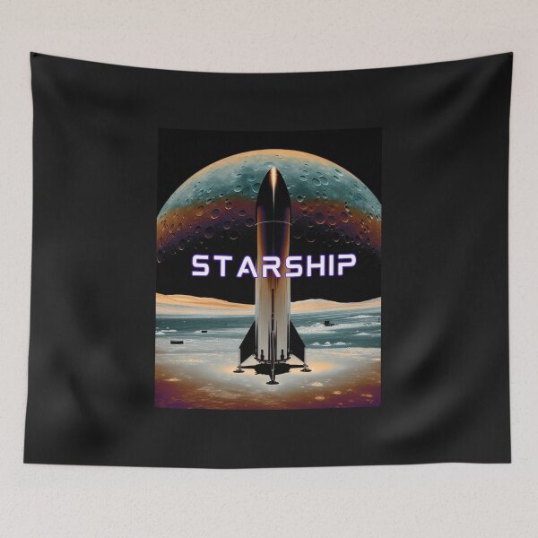 Artikelvorschau, Spacex-Raumschiff entworfen und verkauft von TEEJAMBOREE.