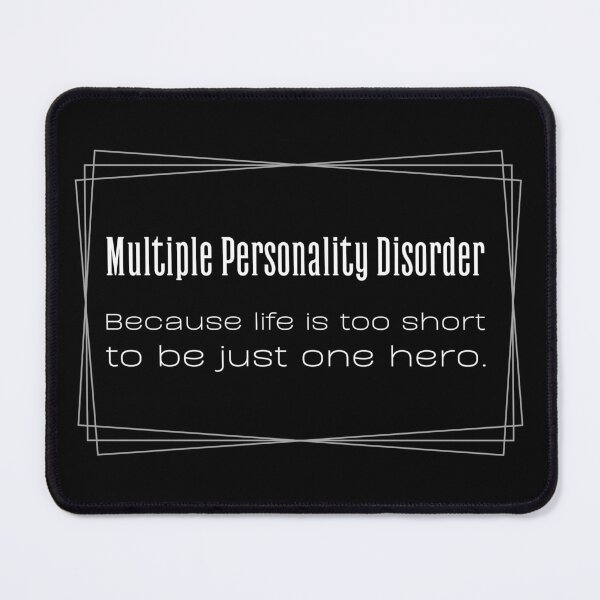 Item preview, Multiple Personality Disorder. Because life is too short to be just one hero. designed and sold by UnCoverDesign.