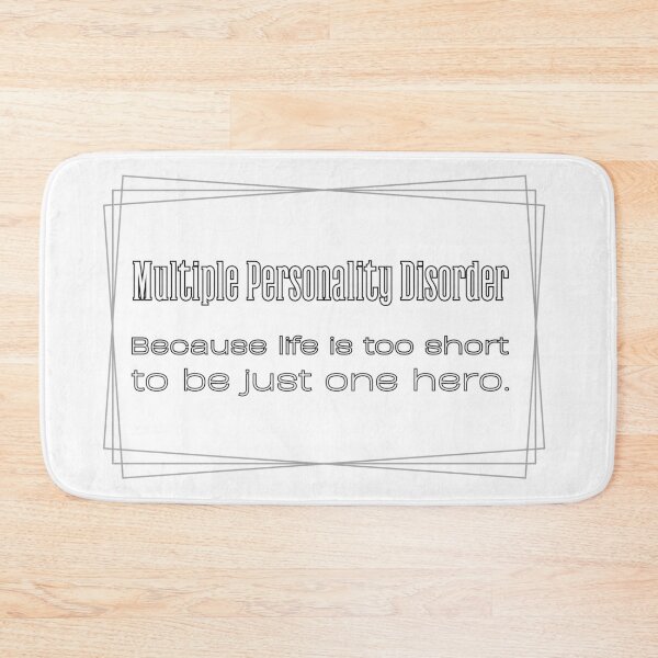 Item preview, Multiple Personality Disorder. Because life is too short to be just one hero. designed and sold by UnCoverDesign.