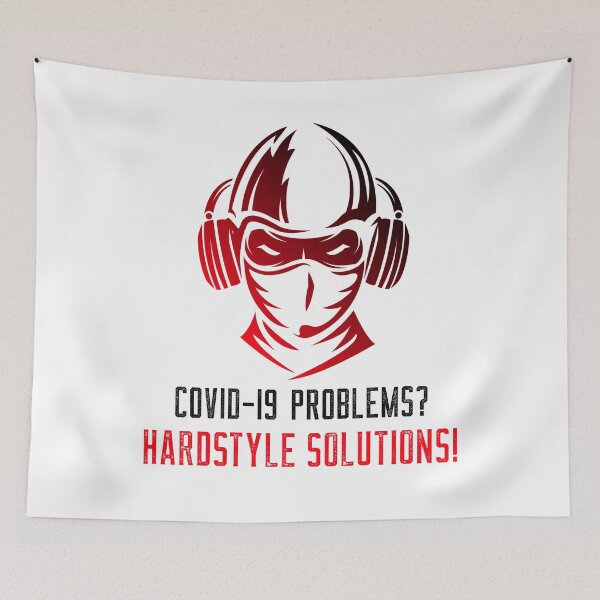 Item preview, Covid-19 VS Hardstyle designed and sold by Hardstyle-Tees.