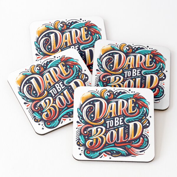 Item preview, Dare to be bold, typography designed and sold by maxmaj.