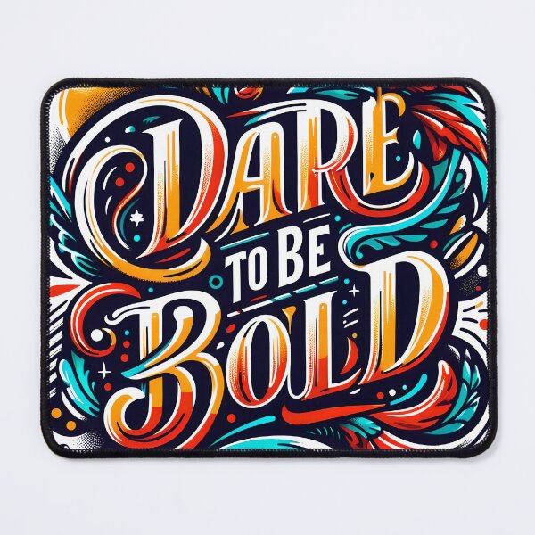 Item preview, Dare to be bold, typography designed and sold by maxmaj.