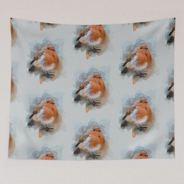 Item preview, Cute Robin bird redbreast Watercolor designed and sold by studioss76.