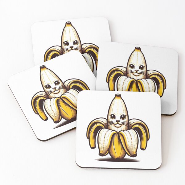 Artikelvorschau, „Lustiges Bananenkatzen-GIF“. Bananenkatze entworfen und verkauft von Obinne.