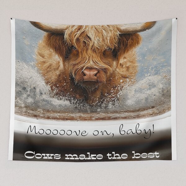 Item preview, Moo-tiful Bathtub CompanionT designed and sold by Rocky Mountain Artistry.