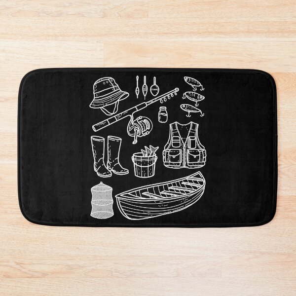 Item preview, Fishing Time Minimalist designed and sold by ethnicdrawing.