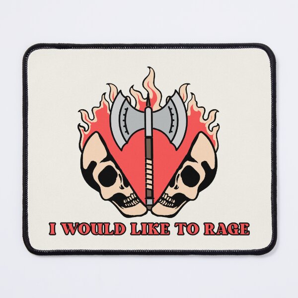 Item preview, I Would Like to Rage designed and sold by bridglet.