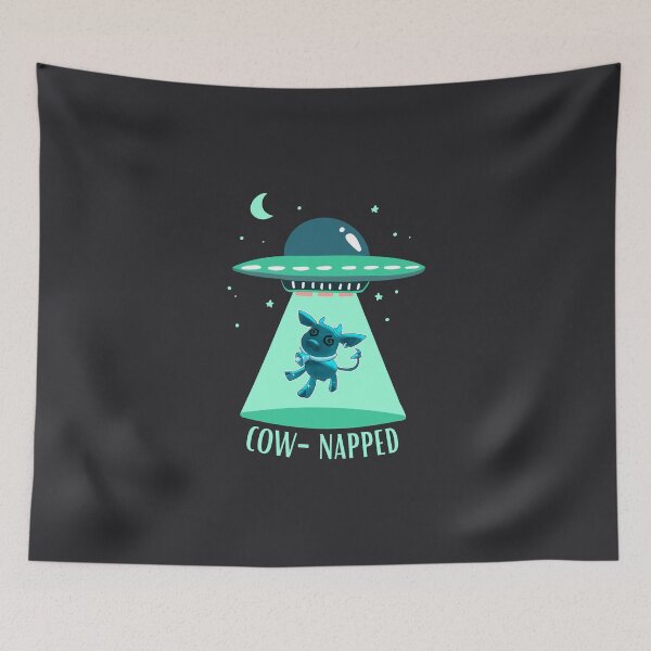 Item preview, Cow-Napped - UFO Abduction designed and sold by Lojinha-do-Dark.